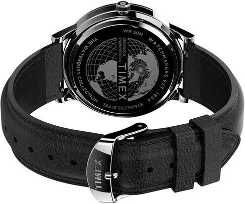 Waterbury Waterbury Classic 40mm - حزام بني أسود ديل الفولاذ المقاوم للصدأ in Saudi Arabia