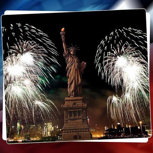 5 Ft Statue of Liberty Cardboard Stand up Cutout Independence Day Patriotic PVC Stand up Photo Props Waterproof New York City Themed Cutout for 4th of July Party Decoration in Saudi Arabia