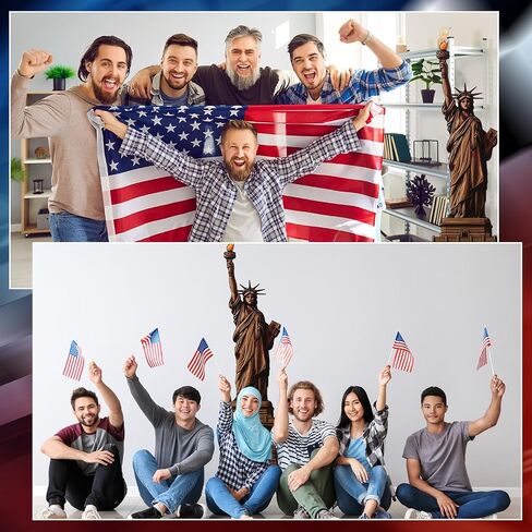 5 Ft Statue of Liberty Cardboard Stand up Cutout Independence Day Patriotic PVC Stand up Photo Props Waterproof New York City Themed Cutout for 4th of July Party Decoration in Saudi Arabia
