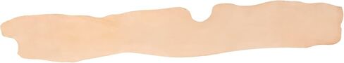 Realeather Veg Tan Double Counder Tooling Leather لصياغة ، 7-8 أوقية ، طبيعية in Kuwait