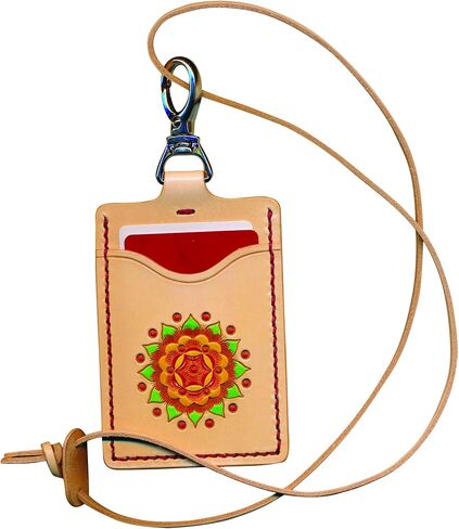 Realeather Veg Tan Double Counder Tooling Leather لصياغة ، 7-8 أوقية ، طبيعية in Kuwait