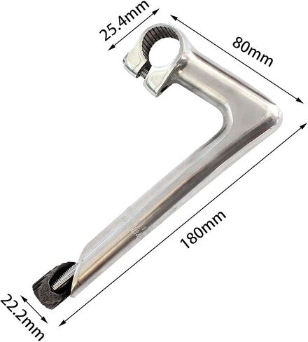 DYNWAVE Mountain Road Bicycle Quill Stem Bike Stem Fixed Gear Parts Aluminum Alloy 22.2/25.4 mm for Mountain Road Bicycles Road Bikes in Saudi Arabia