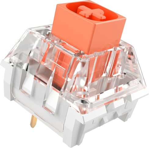 مفاتيح Kailh Box White Pro للوحة المفاتيح الميكانيكية mx، 3 دبابيس سميكة كليكي/استجابة ثابتة/الألعاب/RGB/مفاتيح صوت واضحة (صندوق أبيض Pro 108 قطعة) in Kuwait