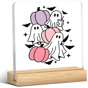Cute Halloween Decor, Halloween Decorations Indoor, Hocus Pocus I Need Coffee to Focus Sign, Coffee Sign Decor, Halloween Decor Decorations for Home Coffee Bar Shop Station 5 x 5 inch in Saudi Arabia