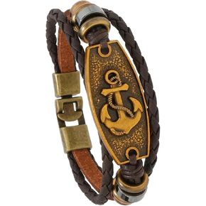 Yggdrasil ، Tree of Life Leather Bracelet للرجال والنساء - جلد حقيقي ، لا مغناطيسي in Kuwait