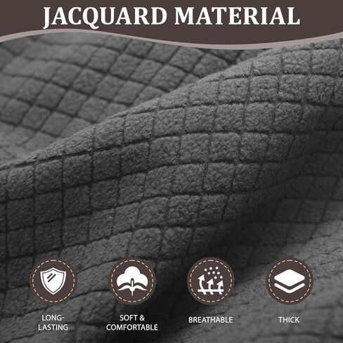 ALIECOM Waterproof Reclining Sectional Couch Covers for Reclining Sectional Stretch L Shaped Recliner Sofa Cover Washable Pet Dog Corner Sofa Slipcovers Protector (5 Seat and 1 Console, Dark Brown) in Kuwait