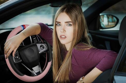 Cxtiy Steering Wheel Cover for BMW X1 X2 X3 X4 X5 X6 330i 530i 740i iX1 iX3 i4 i5 M3 M5 (Beige, Standardized(14.5'-15')) in Kuwait