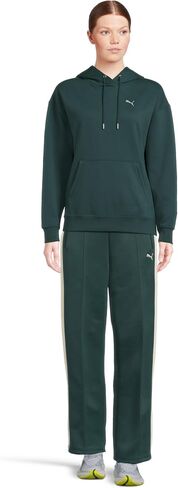 PUMA Womens T7 Always On Straight Pants Casual - Black - Size XL in Saudi Arabia
