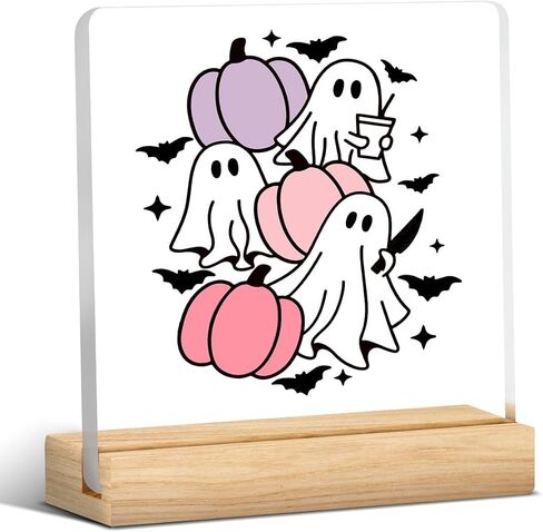 ديكور لطيف للهالوين، ديكورات الهالوين في الأماكن المغلقة، Hocus Pocus I Need Coffee to Focus Sign، ديكور علامة القهوة، ديكورات ديكور الهالوين لمحطة مقهى المنزل 5 × 5 بوصة in Saudi Arabia