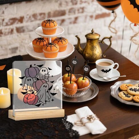 ديكور لطيف للهالوين، ديكورات الهالوين في الأماكن المغلقة، Hocus Pocus I Need Coffee to Focus Sign، ديكور علامة القهوة، ديكورات ديكور الهالوين لمحطة مقهى المنزل 5 × 5 بوصة in Saudi Arabia