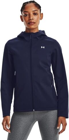 Under Armour Women's ColdGear Infrared Shield Hooded 2.0 Soft Shell, (840) Earthen Orange / / Black, Medium in Saudi Arabia