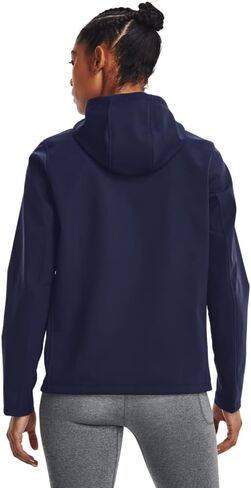 Under Armour Women's ColdGear Infrared Shield Hooded 2.0 Soft Shell, (840) Earthen Orange / / Black, Medium in Saudi Arabia