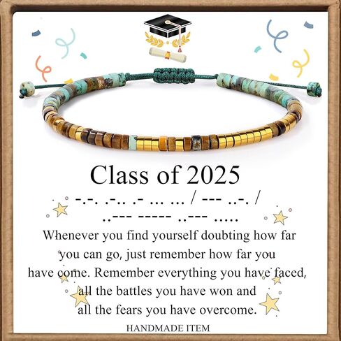 Joycuff Inspirational 𝐌𝐨𝐫𝐬𝐞 𝐂𝐨𝐝𝐞 𝐁𝐫𝐚𝐜𝐞𝐥𝐞𝐭𝐬 𝐁𝐫𝐚𝐜𝐞𝐥𝐞𝐭𝐬 for Women Funny Jewelry Birthday Virthday Higds for Attrodts Autt Auty Sister Best Friend Friend Bead Bead Wrap Bread Bread in Kuwait