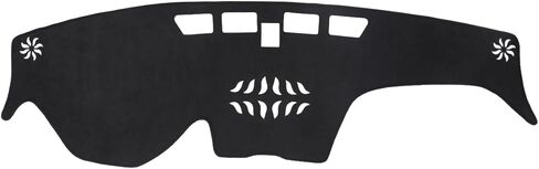 Dash Cover Mat Compatible with Toyota Prius 2023 2024 2025 Accessories Black Flannel Interior Trim Car Dashboard UV Sun Protection in Kuwait