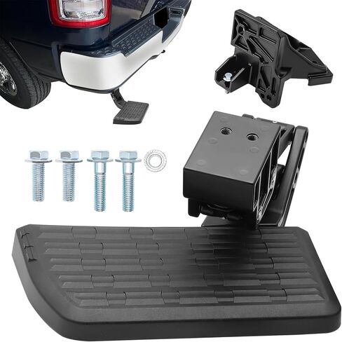 Rear Bed Step Bumper Bedstep Fit for 2024-2025 Toyota Tacoma Folding Truck Bed Side Step Retractable Bumper Tailgate Step Replace # PT392-35920 in Kuwait