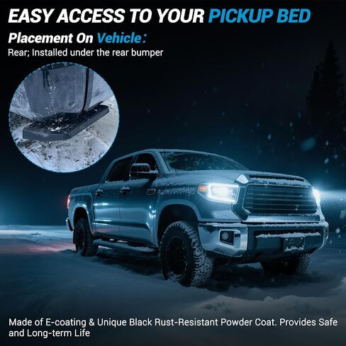 Rear Bed Step Bumper Bedstep Fit for 2024-2025 Toyota Tacoma Folding Truck Bed Side Step Retractable Bumper Tailgate Step Replace # PT392-35920 in Kuwait