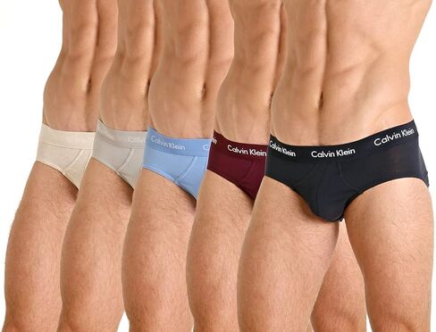 Calvin Klein Men's Cotton Stretch 5-Pack Hip Brief in Kuwait