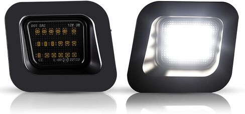 D-lumina LED LED LECK LITEGLESS LESS SMONE COMPATION مع 2003-2018 DODGE RAM 1500 2500 3500 Pickup Truck ، 6000K Diamond White 2 Diamond in Kuwait