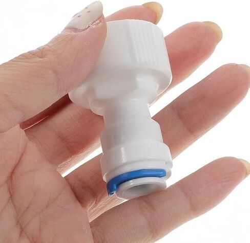 7Pcs Straight for NPT Thread Adapter 3/4" FNPT to 1/4" Tube Quick Straight OD Push Connector Water Tube Pipe Fitting Kit for RO Water Systems Purifiers Filters, Push-to-Connect Tube Fittings in Saudi Arabia