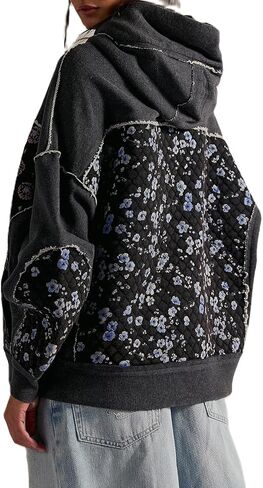 Amiblvowa Women Preppy Assered Hoodies Y2K Graphic Cute Teen Girls Scenshirt Excluer Top Pullover Top Pullover Top in Saudi Arabia