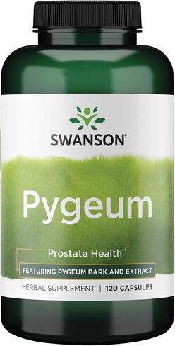 Swanson Pygeum - Herbal Supplement - Men's Health Supplement - (120 Capsules Each, 400 mg) (3 Pack) in Kuwait