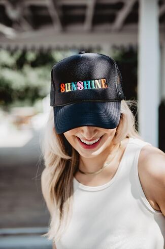 KATYDID Sunshine (Multicolored) Foam Trucker Hat (Hot Pink & White) in Kuwait