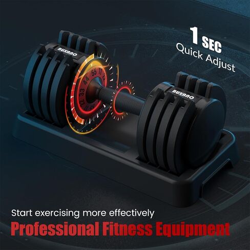 Adjustable Dumbbell 55LB Single Dumbbell 5 in 1 Free Dumbbell Weight Adjust with Anti-Slip Metal Handle, Ideal for Full-Body Home Gym Workouts in Saudi Arabia
