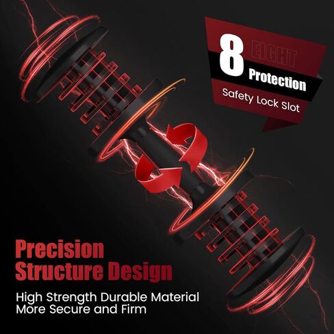 Adjustable Dumbbell 55LB Single Dumbbell 5 in 1 Free Dumbbell Weight Adjust with Anti-Slip Metal Handle, Ideal for Full-Body Home Gym Workouts in Saudi Arabia