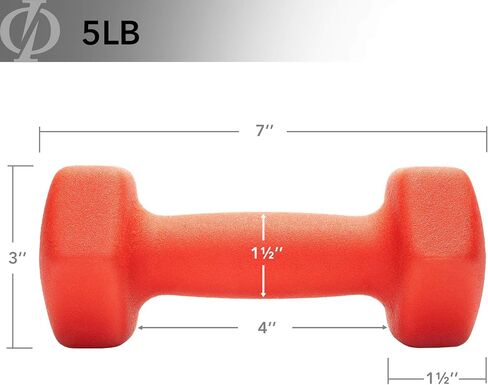 Philosophy Gym Set of 2 Neoprene Dumbbell Hand Weights, Hexagon Shape in Saudi Arabia