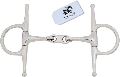 Full Cheek Horse Snaffle Bit with French Link German Steel Stainless Polish in Saudi Arabia