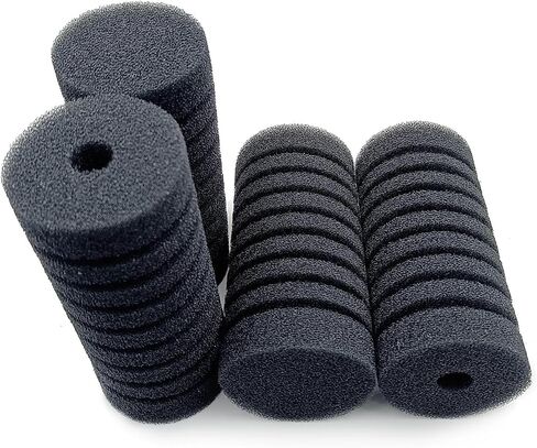 Aquarium Electric Sponge Filter with Submersible Water Pump Silence Motor for Shrimps,Bettas with Bio Ceramic Media Balls and 2 Spare Sponge,Venturi Nozzle and Rain Mode (S for 10-20 Gal) in Saudi Arabia