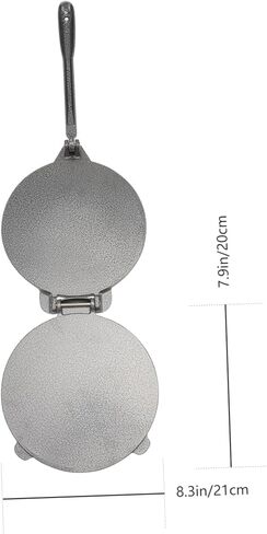 أداة ضغط العجين من الألومنيوم اللامع من Luxshiny، أداة ضغط العجين على شكل دائري لفطائر التاكو والفطائر والإمباناداس المقاومة للصدأ وأدوات المطبخ الأساسية in Kuwait