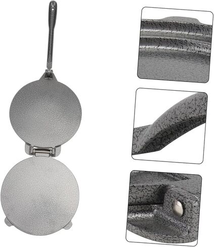 أداة ضغط العجين من الألومنيوم اللامع من Luxshiny، أداة ضغط العجين على شكل دائري لفطائر التاكو والفطائر والإمباناداس المقاومة للصدأ وأدوات المطبخ الأساسية in Kuwait