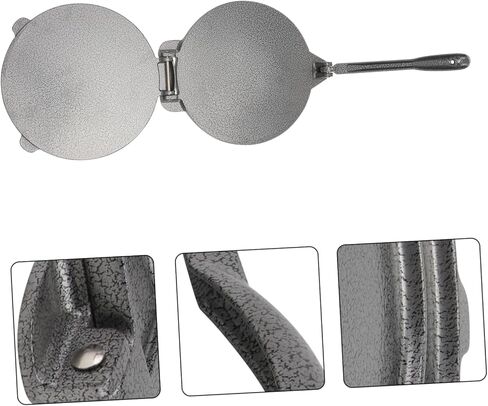 أداة ضغط العجين من الألومنيوم اللامع من Luxshiny، أداة ضغط العجين على شكل دائري لفطائر التاكو والفطائر والإمباناداس المقاومة للصدأ وأدوات المطبخ الأساسية in Kuwait