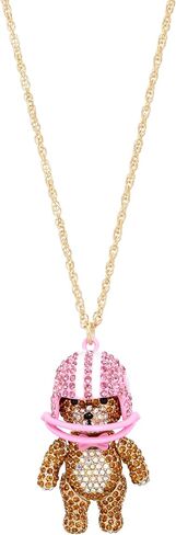 Betsey Johnson Women's Kick Off Football Pendant Necklace in Saudi Arabia