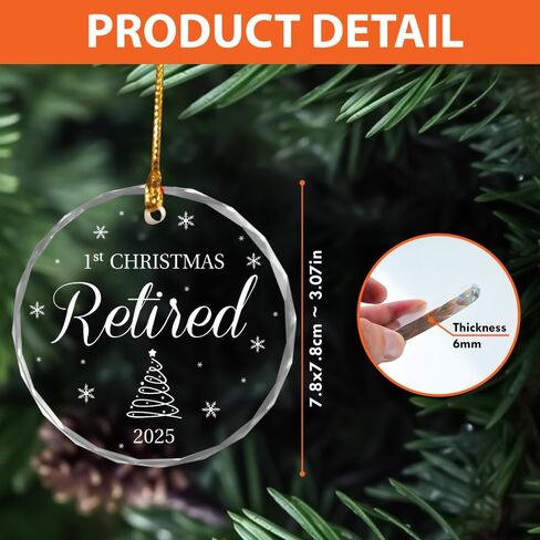 هدايا زينة التقاعد من BSQUIELE - هدايا زينة عيد الميلاد للتقاعد للنساء والرجال - هدايا المتقاعدين - التقدير، هدايا الوداع لزملاء العمل، الرئيس، المدير - السنة الجديدة، زينة شجرة عيد الميلاد in Kuwait