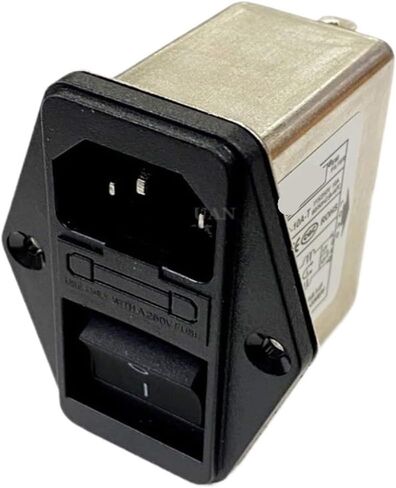 1 Pcs Power Filter Socket Type Anti-Interference CW2C-10A-T 06A AC 220V(CW2C-03A-T 3A) in Saudi Arabia