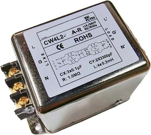 CW4L2-30A-R1 20A-R10A6A Single-Phase 220V Double-Stage Power Filter(30A with Clip Rail) in Saudi Arabia