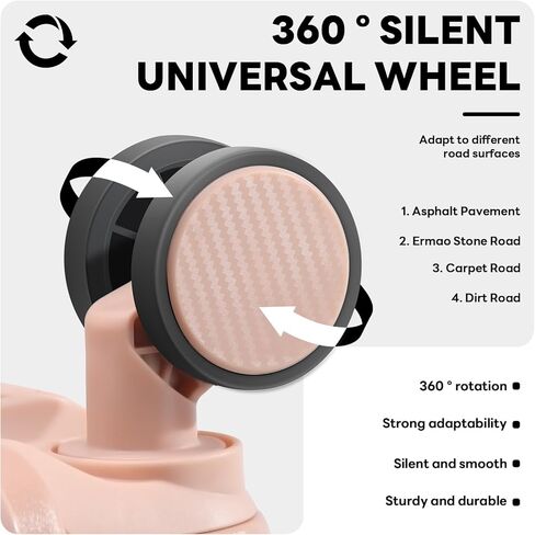 20in carry on luggage with 360° Spinner Wheel airline approved TSA lock luggage case with Cup Holder USB Port travel suitcases with wheels lightweight PC Material (Blue) in Kuwait