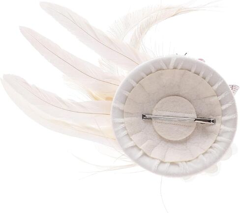 Coucoland Fascinators Hat for Women Pillbox Tea Party Hat Derby Butterfly Feather Cocktail Fascinator Headband (Dark Green) in Kuwait