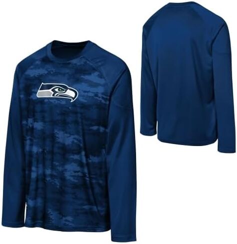 تي شيرت Outerstuff NFL Boys Youth Win Zone بأكمام طويلة، قميص كرة قدم مريح، ملابس رياضية أنيقة، للمعجبين in Saudi Arabia