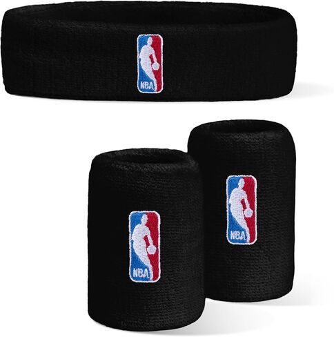 For Bare Feet NBA Classic LOGOMAN Headband & Wristband 3 Pack OSFM in Saudi Arabia
