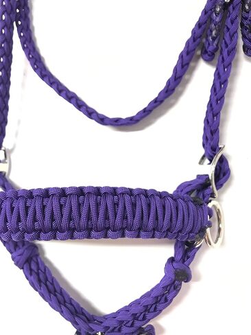 Purple pony bitless bridle pony tack side pull hackamore in Saudi Arabia