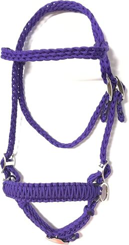 Purple pony bitless bridle pony tack side pull hackamore in Saudi Arabia