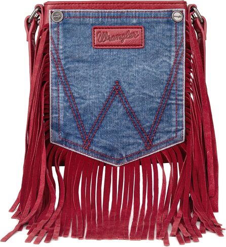 Wrangler Small Doctor Bag for Women Vintage Satchel Bag Western Handbags with Wide Strap in Kuwait