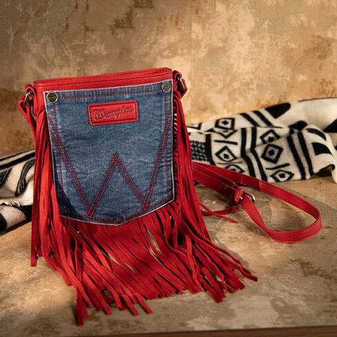 Wrangler Small Doctor Bag for Women Vintage Satchel Bag Western Handbags with Wide Strap in Kuwait