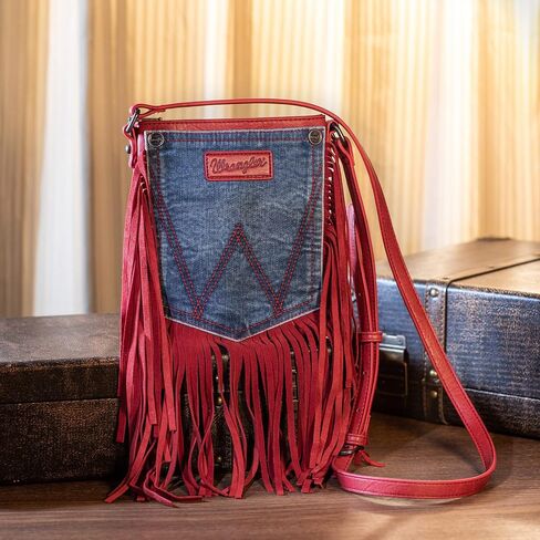 Wrangler Small Doctor Bag for Women Vintage Satchel Bag Western Handbags with Wide Strap in Kuwait