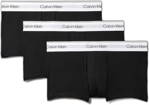 Calvin Klein underwear Men's Icon Cotton Stretch 3-Pack Low Rise Trunk in Kuwait