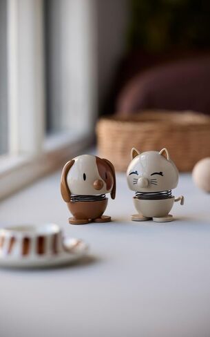 Hoptimist Cat Danish Danish Decor Decor Ornament infus relegance and whimsy ، مضيفًا لمسة من المرحة - Cat Latte Small ، 2.99 × 3.98 × 2.6 بوصة in Kuwait