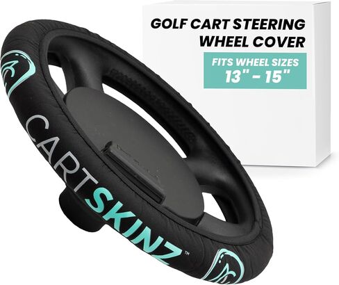Neoprene Golf Cart Steering Wheel Cover - Universal Fit (13"-15"), Lightweight, Portable, Machine Washable, Trusted by Golf Industry Pros - 12 Royal Blue in Saudi Arabia